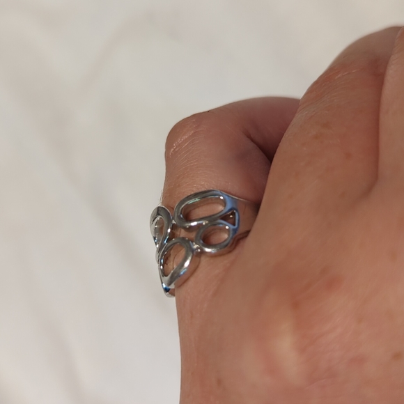 Lia Sophia Bubble Structure Ring - Sz 8 - Picture 3 of 13